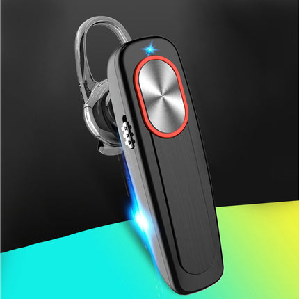 4.1 Single Ear Earphone with Hands-Free Call Microphone L9 Wireless Bluetooth Earphone-Black