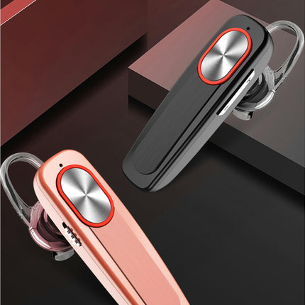 4.1 Single Ear Earphone with Hands-Free Call Microphone L9 Wireless Bluetooth Earphone-Black