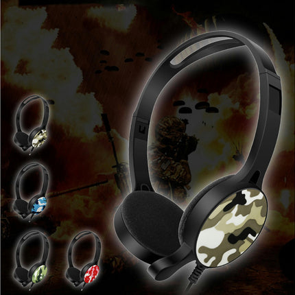 3.5mm Plug Noise Reduction Headphone Universal Foldable Retractable Headphone with Mic-Red