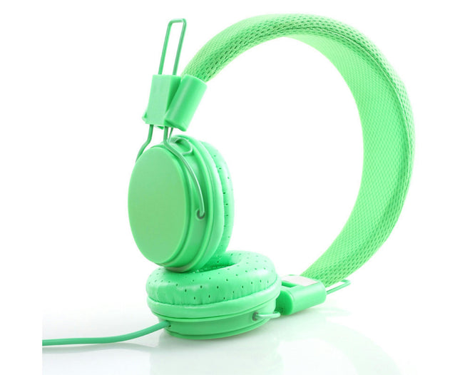 High Fidelity EP05 Wired Headphone 3.5mm Stereo Gaming Headset for Computer-Grass  Green