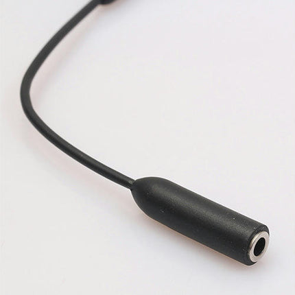3.5mm Audio Jack Male to Female Headphone Extender Cable for Phone Tablets-Black