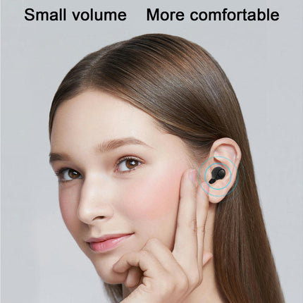 In-ear 9D Sports Earphones L30 Bluetooth 5.0 Wireless Stereo Digital Display Earphones-Black