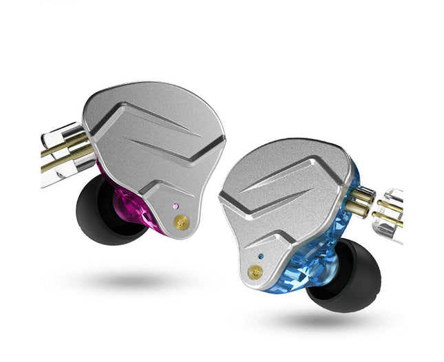 Ear Hook 2Pin Plug Earphones KZ-ZSNpro Double Dynamic In-ear Stereo Music Wired Earphones-Grey