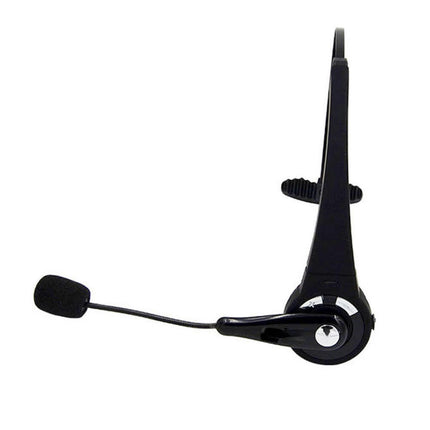 Hands-free Call Headset Headphone Over-Ear Wireless Bluetooth Headphone for PS3 Phone-Black