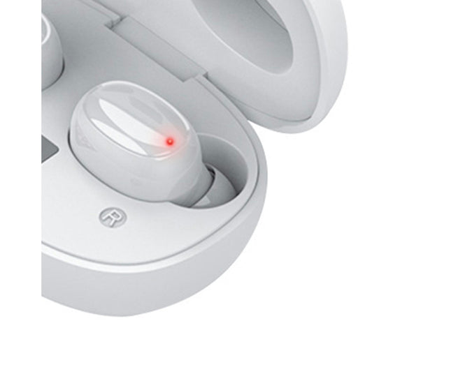 275 Mini Wireless Earphones 5.0 LED Digital Display Touch Control In-ear Headsets for Sport-White