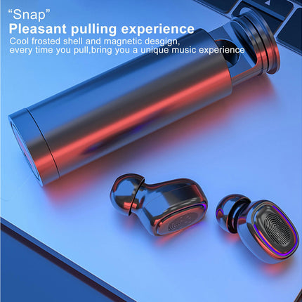 Bluetooth-compatible 5.0 Smart Touch TWS-202 Mini Wireless Stereo Earphone Sport Earbuds-Pink