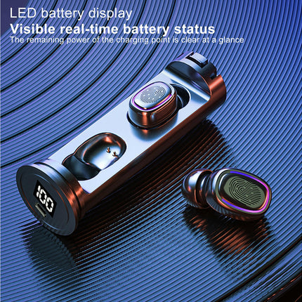 Bluetooth-compatible 5.0 Smart Touch TWS-202 Mini Wireless Stereo Earphone Sport Earbuds-Pink