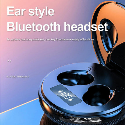 A29Wireless Bluetooth-compatible Earbuds Headphones 5.0 Touch Digital Display Earphone-White