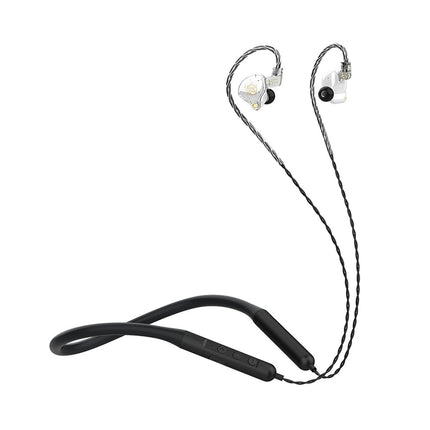 BX-03 Neckband Wireless Earphone CVC Noise Cancelling 5.0 HiFi  In-ear Lightweight Earphone-White