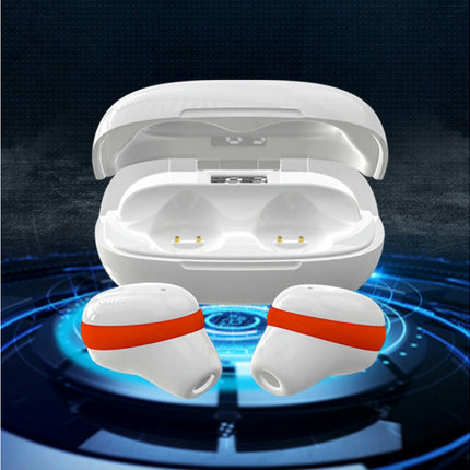TWS True Wireless Bluetooth-compatible Sport Earbuds 5.0 Earphones Stereo Touch Headset-Blue