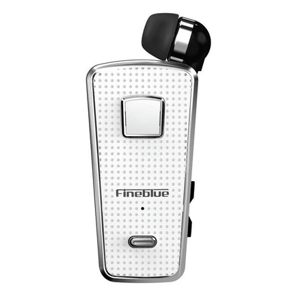 1Pc Fineblue F970pro Wireless Earphone Mini Bluetooth 5.0 Headset for Business-White