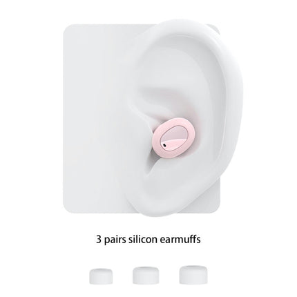V5.0 Stereo Touch Screen In-ear TW15 Wireless Bluetooth-compatible Sport Earphones-Pink