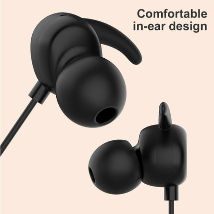3.5mm Plug Wired In-ear Sport Earphones Dual Moving Coils with Microphone Loop-Purple