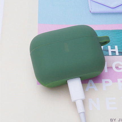 Shockproof Protective Sleeve Silicone Protective Sleeve for QCY T10-Dark Green#