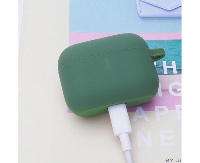 Shockproof Protective Sleeve Silicone Protective Sleeve for QCY T10-Dark Green#