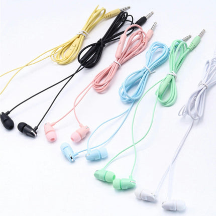 3.5mm Dynamic Wired Heavy Bass  L104 Universal Sport In-ear Earphone with Mic-Green