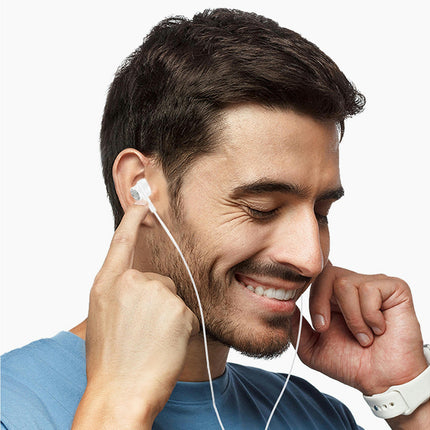 3.5mm Dynamic Wired Heavy Bass  L104 Universal Sport In-ear Earphone with Mic-Green