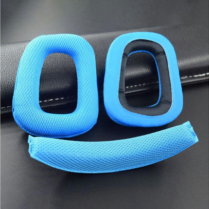 Replacement for Logitech G35 G930 G430 F450 Soft Headphone Earpad Head Beam-Black