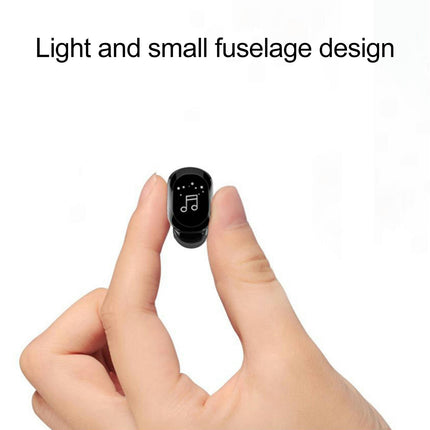 1Pc F911 Mini Bluetooth-compatible 5.0 Earphone In-ear Earbuds Wireless Headset for Sport-Black