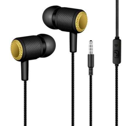Wired Heavy Bass Earbuds 3.5mm Dual Moving Coil Stereo Coaxial 4 Units Earphone-Blue