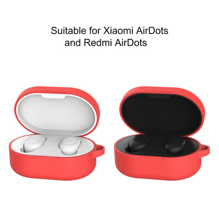 Solid Color Anti-scratch Wireless Earphone Protective Case for Redmi AirDots-Lavender Grey