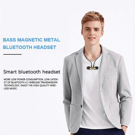 1Set Universal XT11 Wireless Earphone In-ear Mini Wireless Bluetooth-compatible Headset-Gold