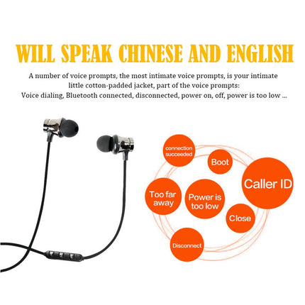 1Set Universal XT11 Wireless Earphone In-ear Mini Wireless Bluetooth-compatible Headset-Gold