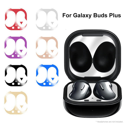 Earphone Case Dustproof Stickers Protective Cover for Samsung Galaxy Buds Live-Silver
