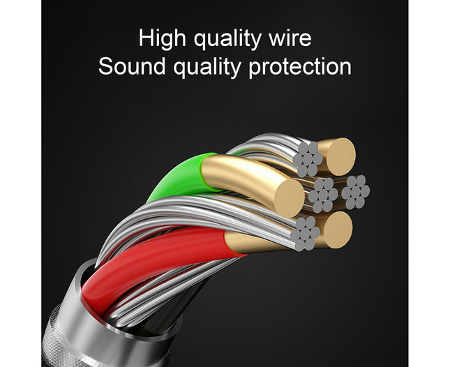 L202 In-ear Sport Wired Earphone Universal 3.5mm Stereo Earbuds with Mic for Mobile Phone-Blue