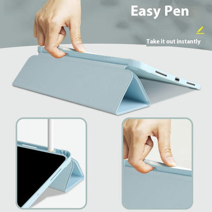 Soft TPU Protective Tablet Cover with Pencil Holder iPad Case Cover 1