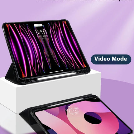 iPad Case Cover with Stand and Auto Wake/Sleep Pencil Holder 2