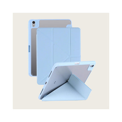 iPad Case Cover with Y/Tri-fold Stand and Auto Wake/Sleep Pencil Holder 2