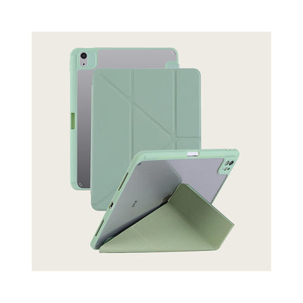 iPad Case Cover with Y/Tri-fold Stand and Auto Wake/Sleep Pencil Holder 1