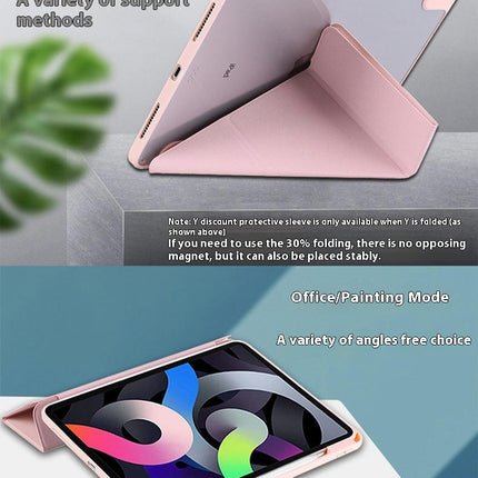iPad Case Cover with Y/Tri-fold Stand and Auto Wake/Sleep Pencil Holder 1