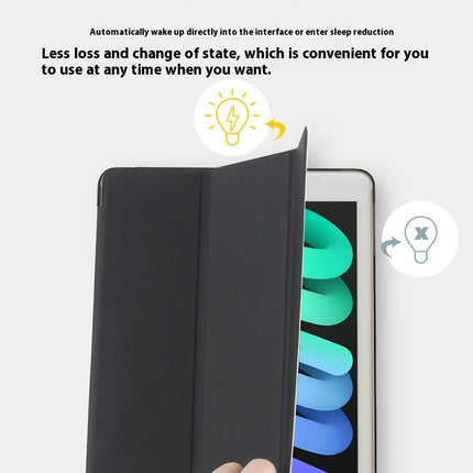 iPad Case Cover with Auto Wake/Sleep Tri-fold Leather Case 1