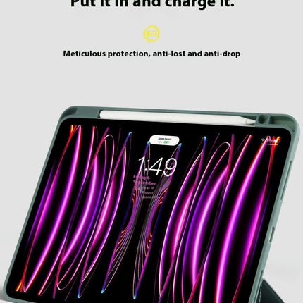 iPad Case Cover with Auto Wake/Sleep Tri-fold Protective Tablet Cover 2