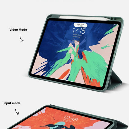 Pencil Holder Stand and Auto Sleep/Wake iPad Case Cover Protective Tablet Cover 1