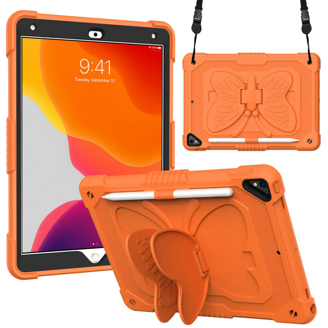Protective Tablet Cover for Kids iPad Case Cover with Pencil Holder Stand