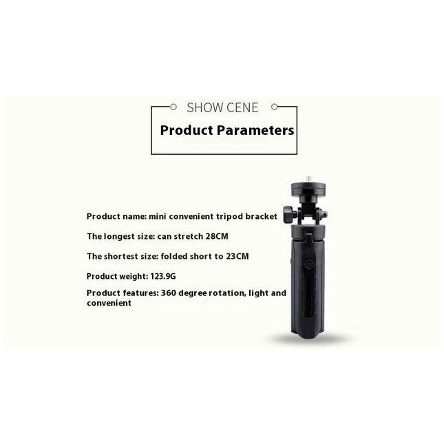 Small Tripod for iPhone Lightweight Desktop Mini Tripod for Phone Compatible with Cellphone Camera
