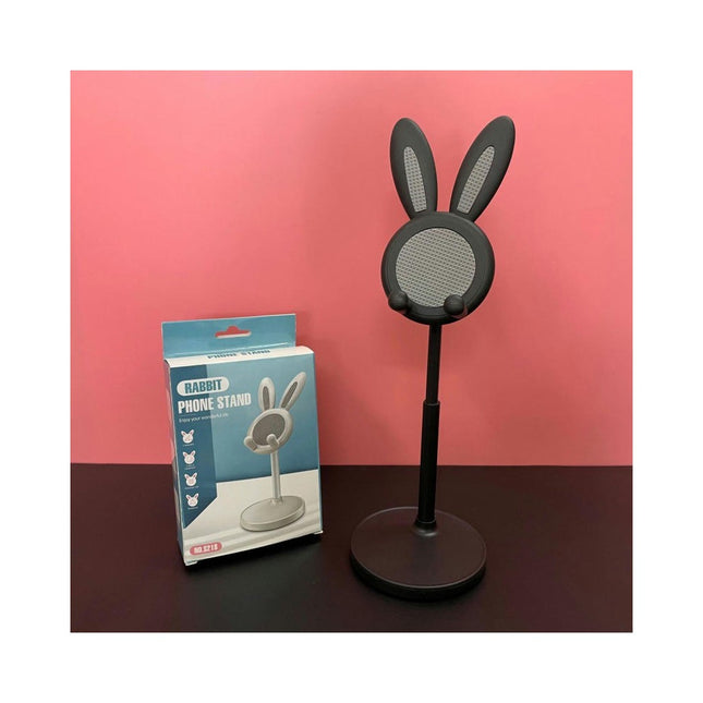 Cute Rabbit Universal Phone Holder Adjustable Height Desktop Holder