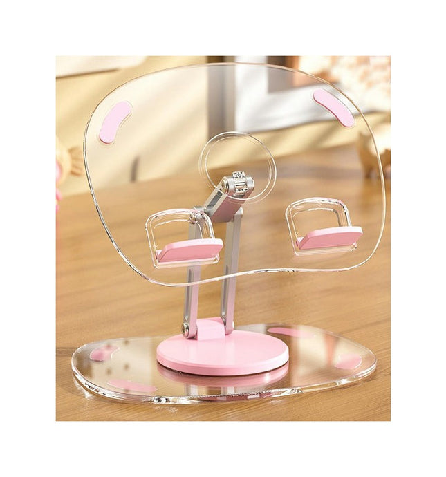 Desk Cell Phone Stand - Stable Angle Adjustable Foldable Office Tabletop Accessories