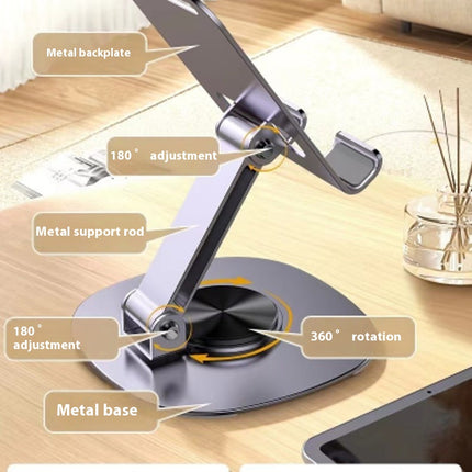Rotatable and Foldable Phone Tablet Stand for Desk Stable Tablets and Smartphones