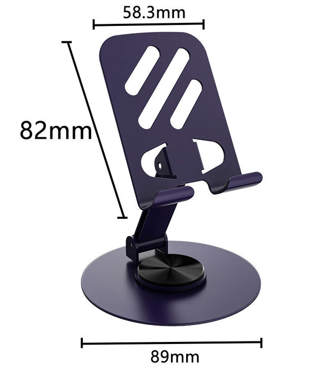 Rotating Adjustable Phone Holder Made of Metal Foldable Desktop Phone Holder
