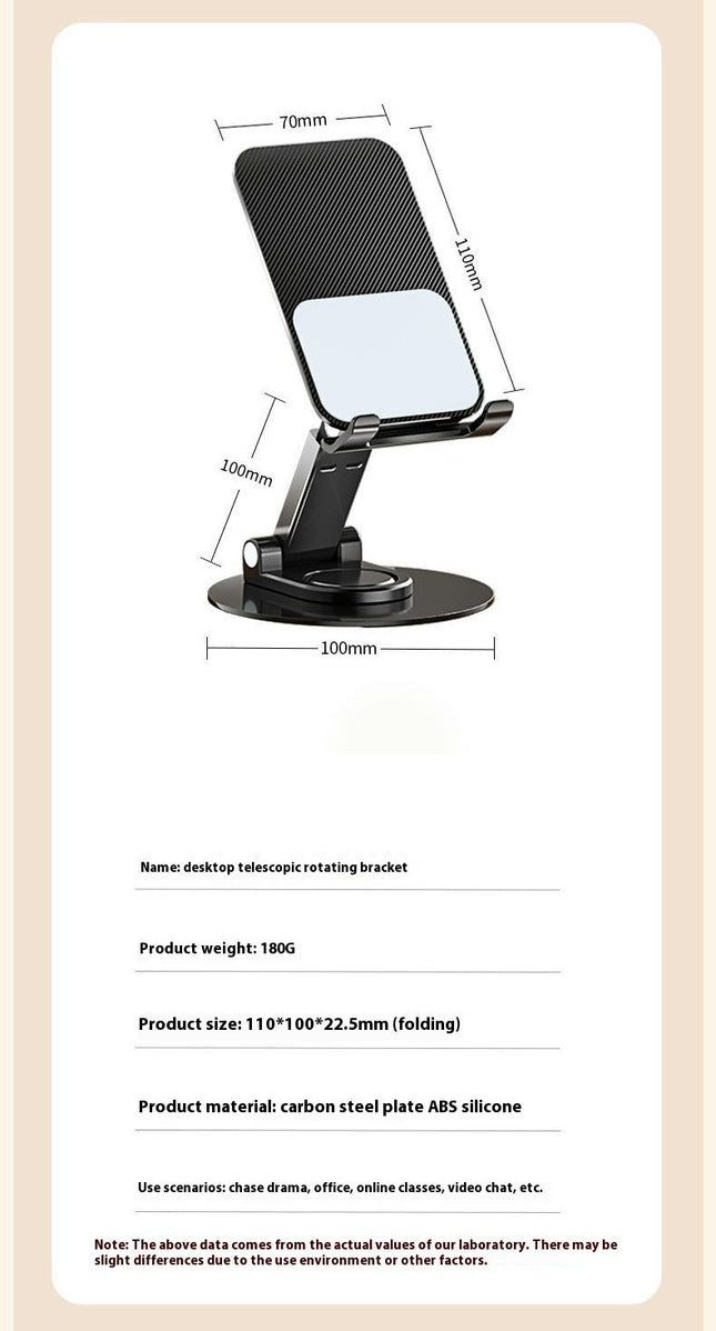 Mobile Phone Stand Desktop Multi-Function Folding Lift Support Stand Tablet Universal Shelf