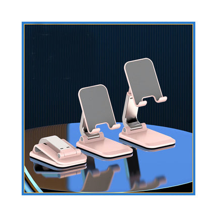 Height Adjustable Cell Phone Stand - for Desk Rotating Holder Portable Phone Stand