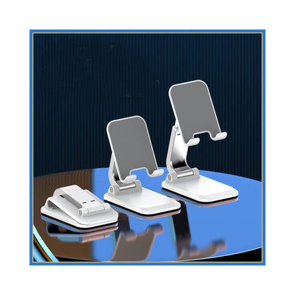 Height Adjustable Cell Phone Stand - for Desk Rotating Holder Portable Phone Stand
