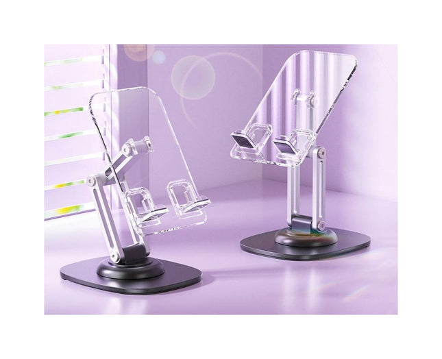 Foldable Stand Adjust Desktop Stand 720 Degree Rotating Convenient Phone Hold for Tablets & Phones