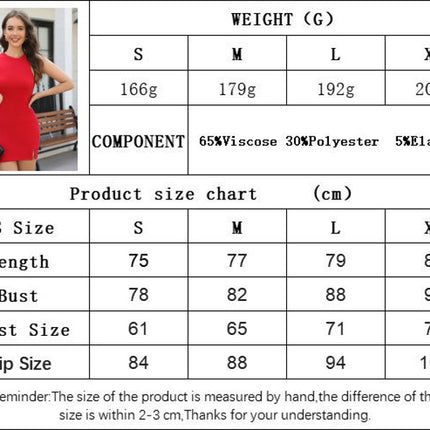 Women's Bodycon Summer Mini Dress Cut Out Crew Neck Sleeveless Tank Dresses