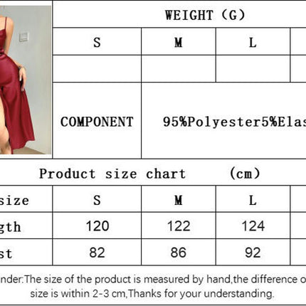 Women's Satin Drape Cowl Neck Sleeveless Strappy Cami Split Slit Party Midi Dress
