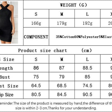 Women's Sexy Bodycon Sleeveless Halter Backless Mini Dress Party Club Dress